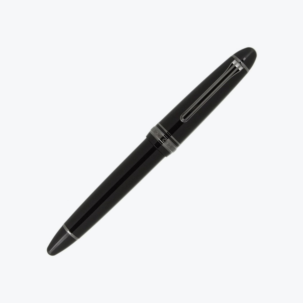 Sailor - Fountain Pen - 1911 Large - Black Lustre (Rhodium)