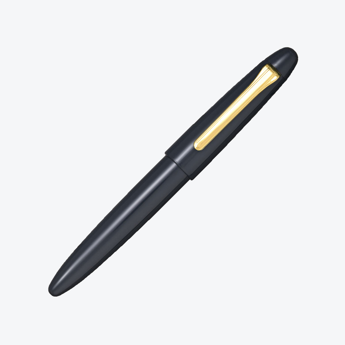 Sailor 1911 King of Pens Urushi Kaga fountain pen in Dusk Blue, capped