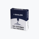 Sailor - Fountain Pen Ink - Cartridges - Standard - Blue-Black