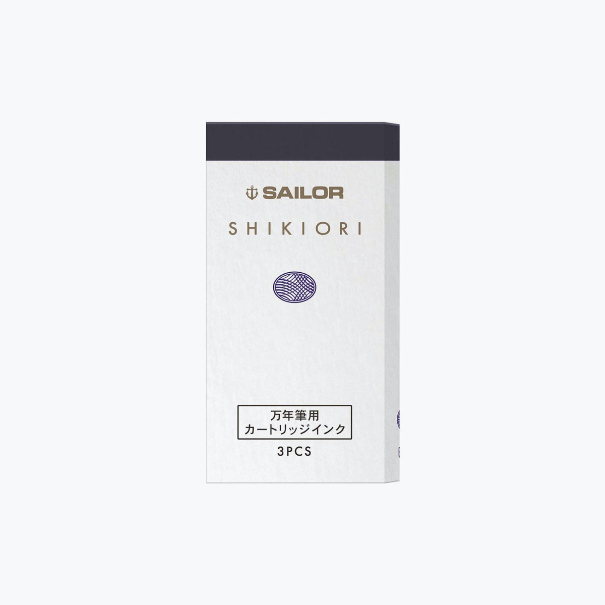 Sailor Shikiori Kazariki-bane navy fountain pen ink cartridge in a box