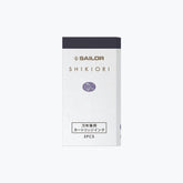 Sailor Shikiori Kazariki-bane navy fountain pen ink cartridge in a box