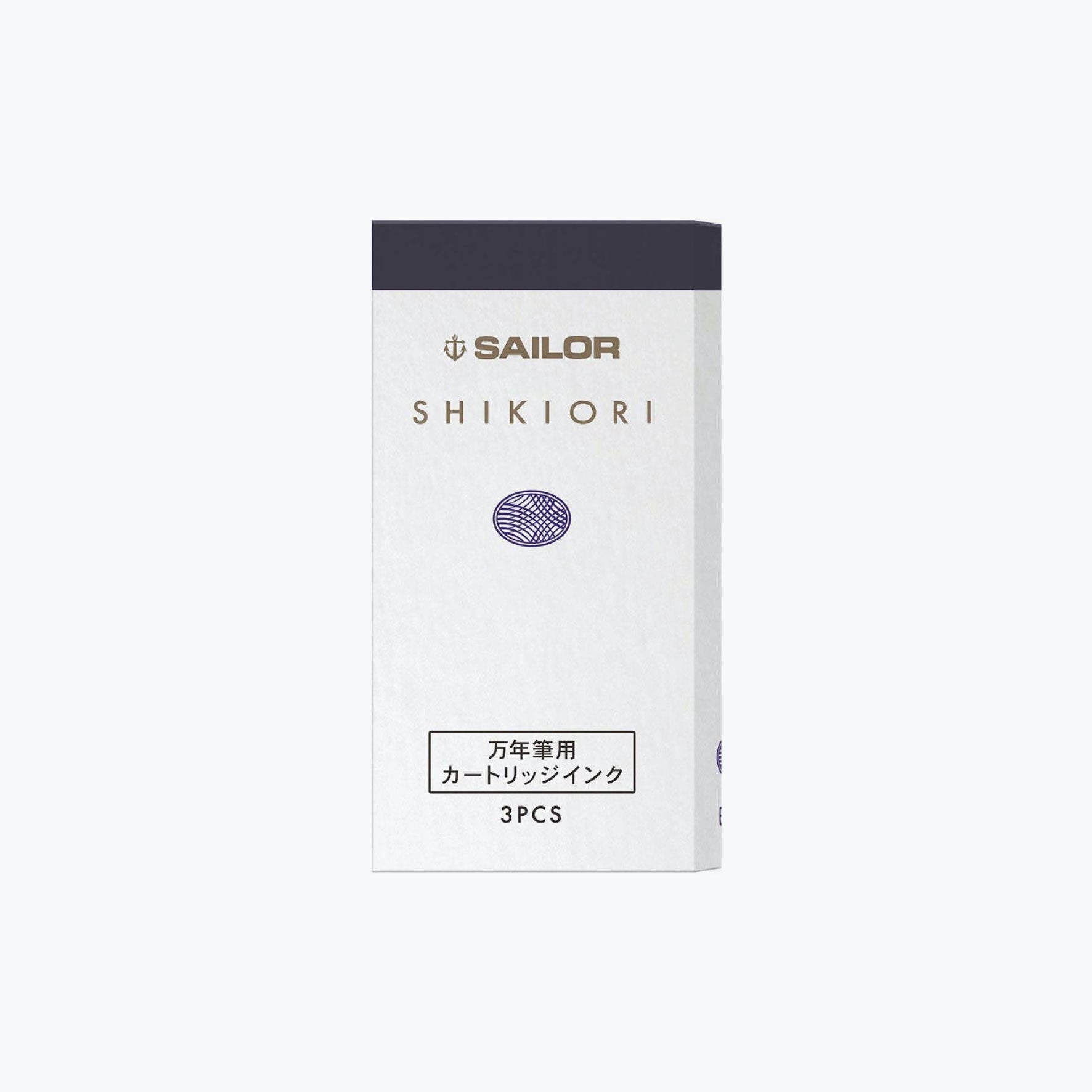 Sailor Shikiori Kazariki-bane navy fountain pen ink cartridge in a box