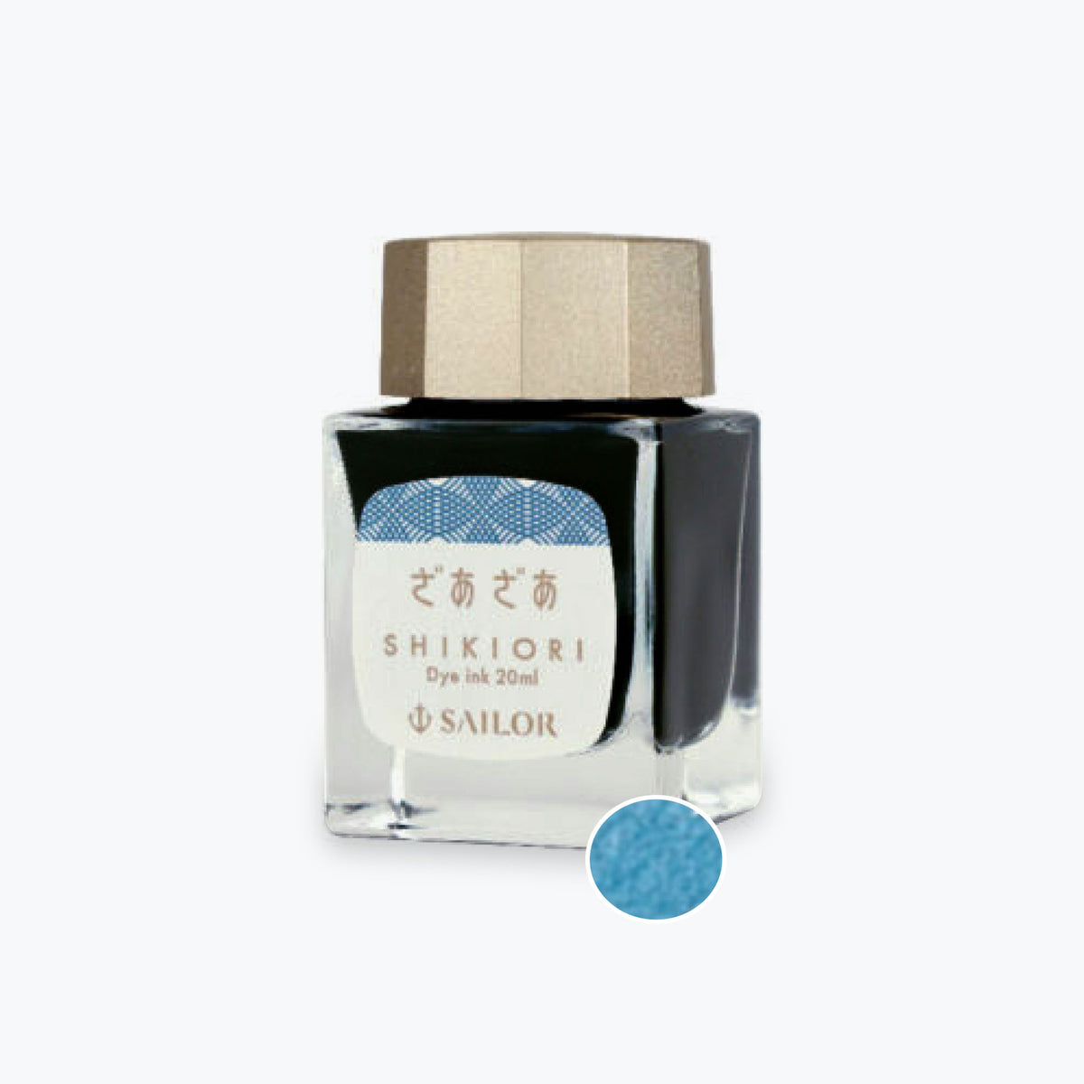 Sailor Shikiori - Sound of Rain - Zaza - Fountain Pen Ink in a glass bottle