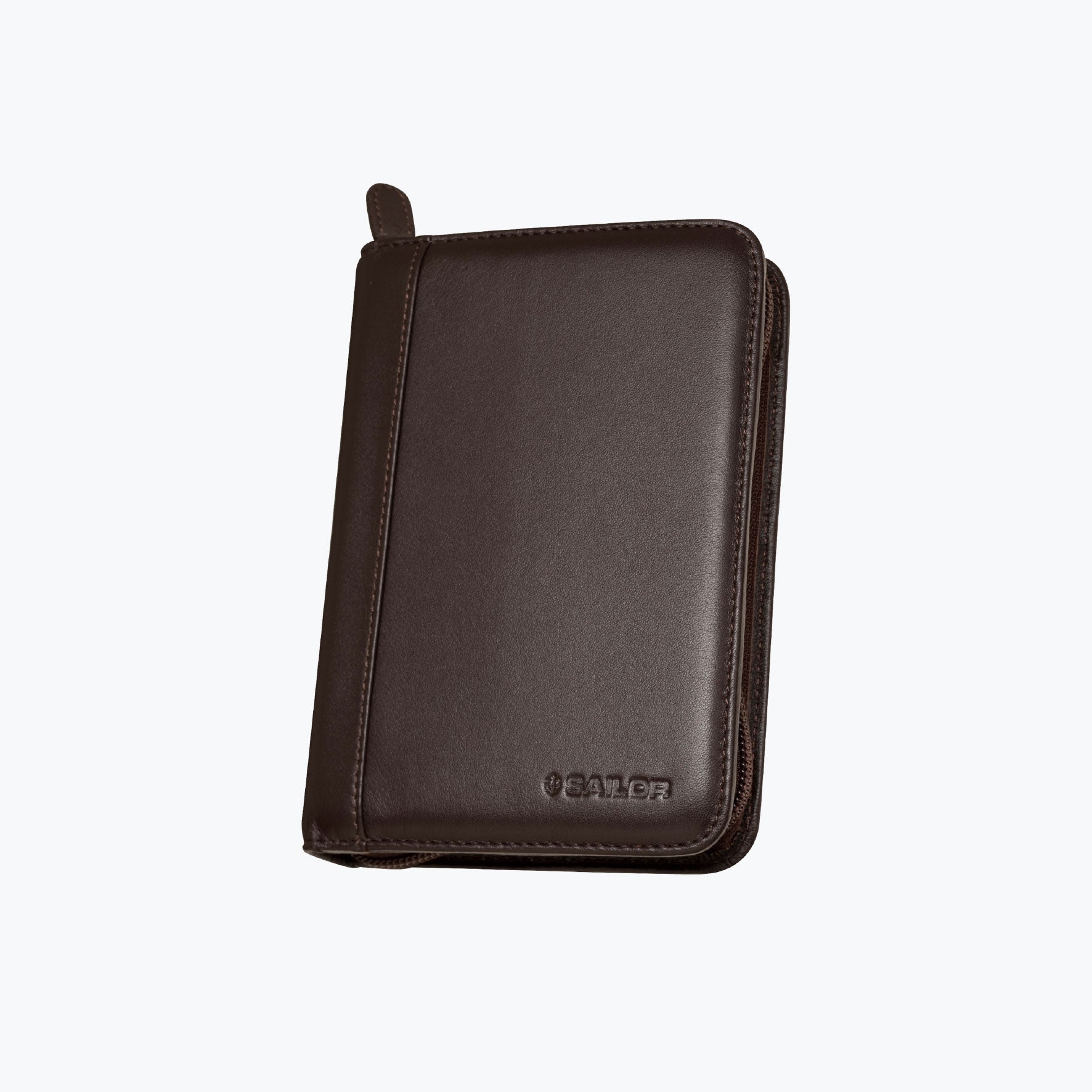 Sailor - Pen Case - Leather - 5 Slot - Brown <Outgoing>