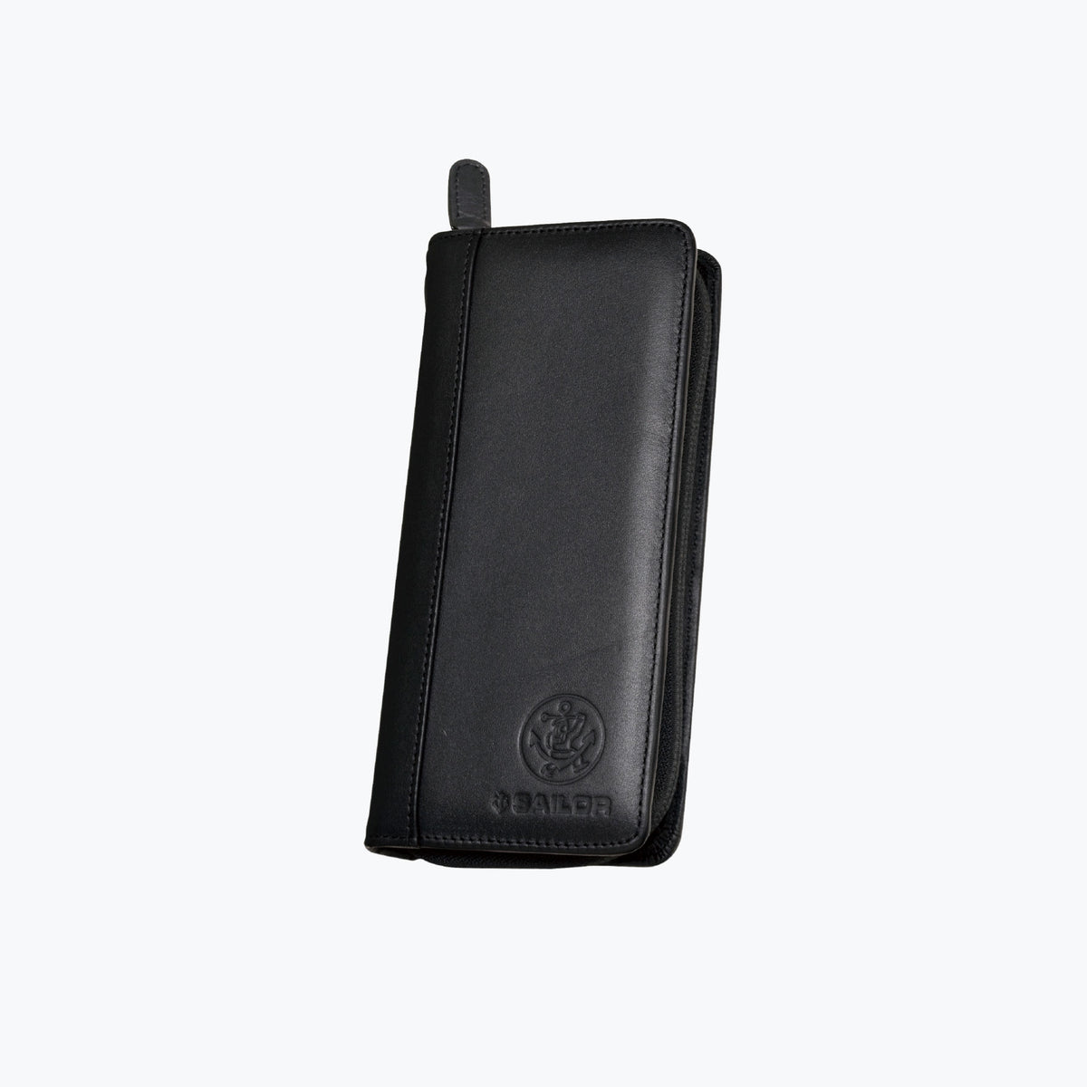 Sailor - Pen Case - Leather - 3 Slot - Black <Outgoing>
