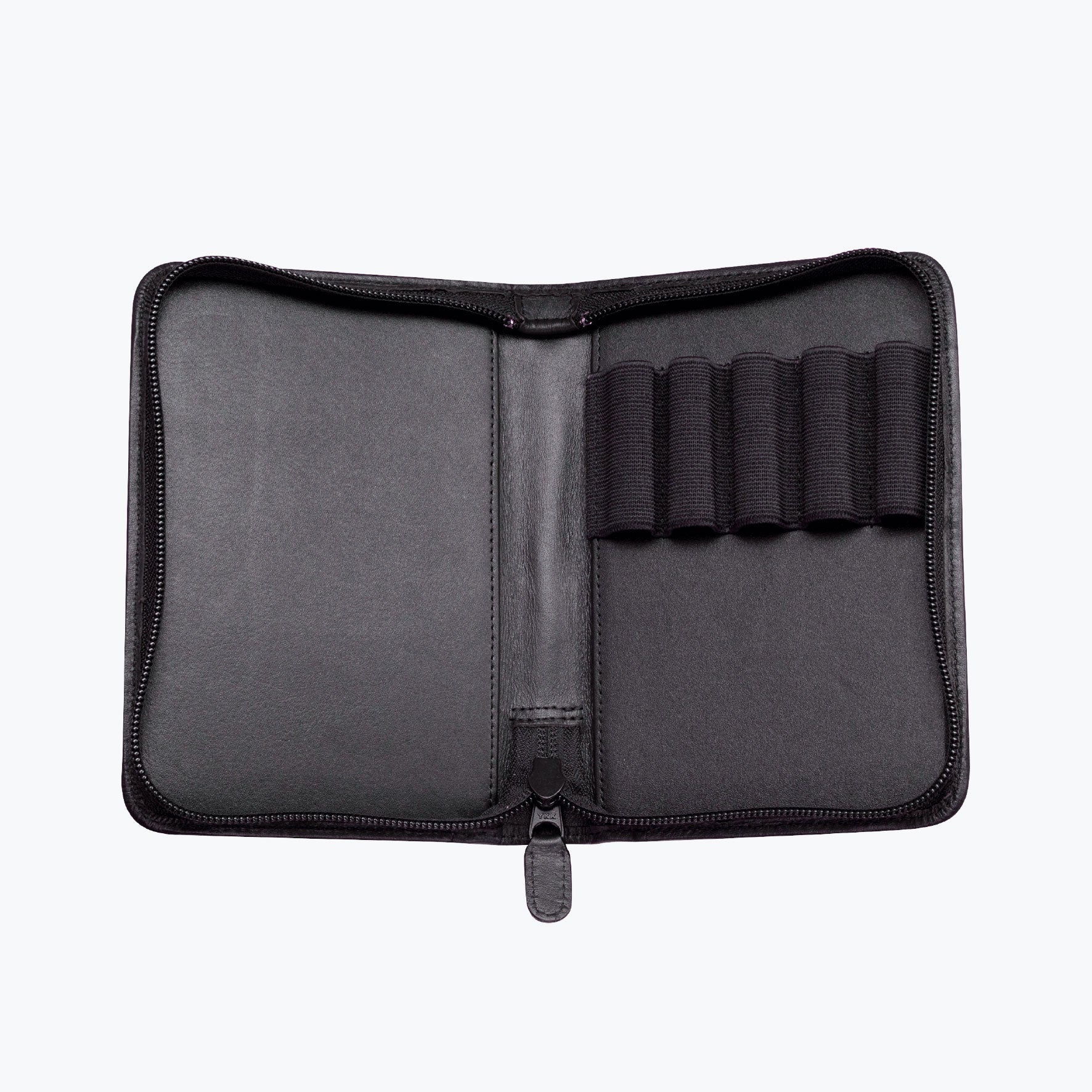 Sailor - Pen Case - Leather - 5 Slot - Black <Outgoing>