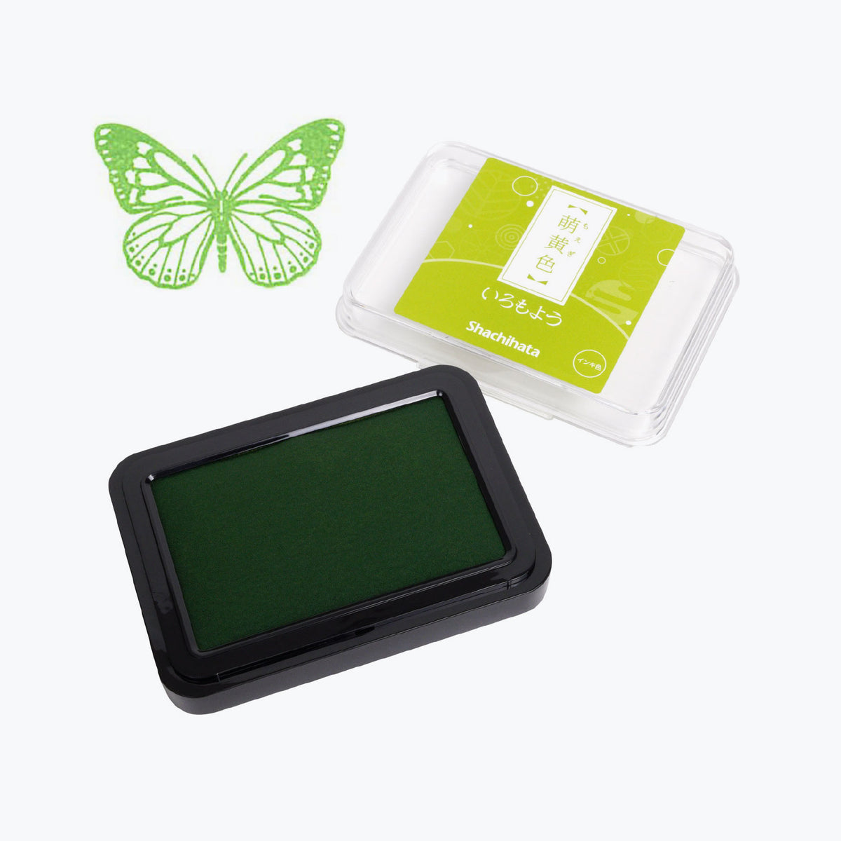 Shachihata - Stamp Pad - Oil-Based Ink - Iromoyo - HAC-1-YG
