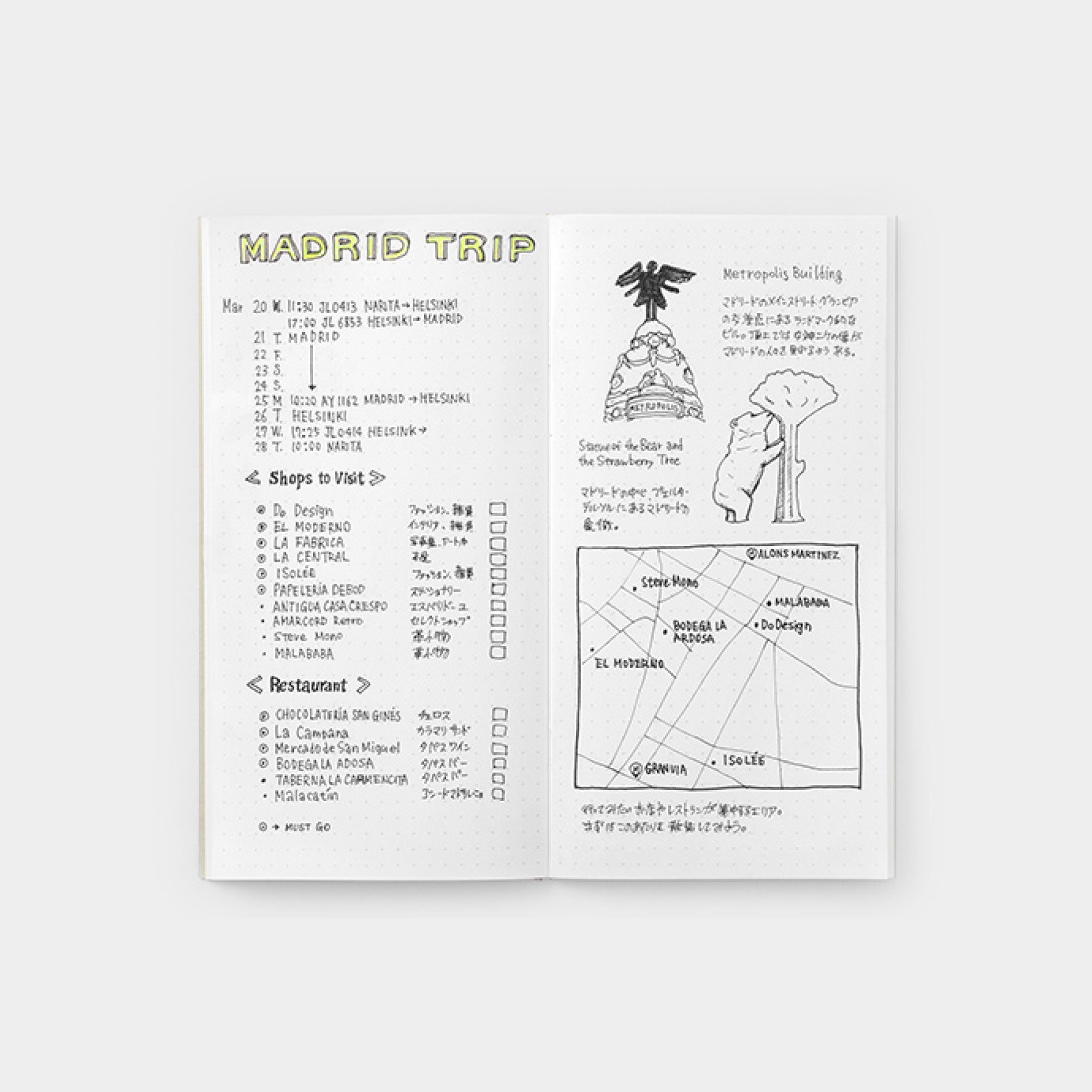 Traveler's Company - Inserts - Regular - 026 Dot Grid