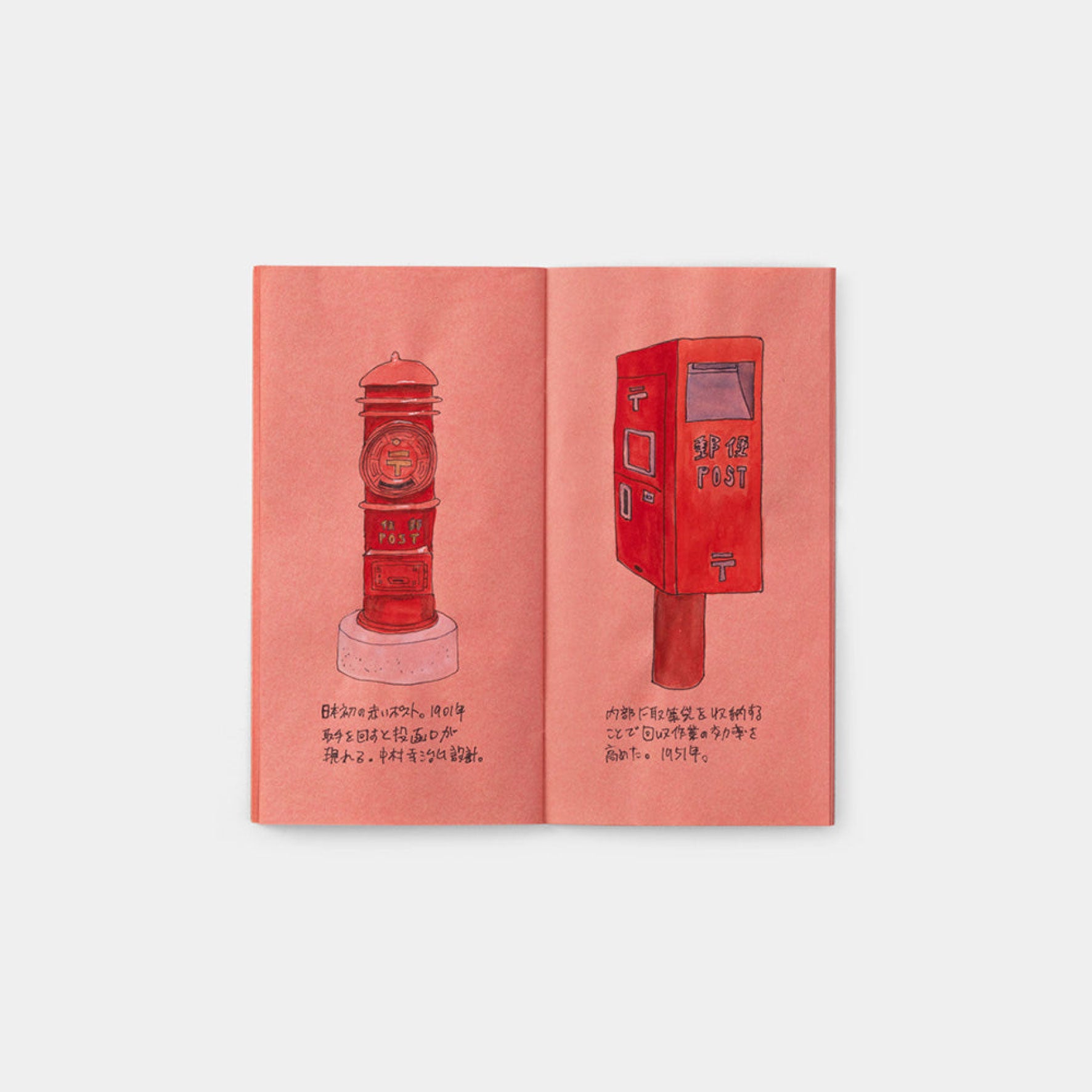 Traveler's Factory - Insert - Regular - Kraft Pink