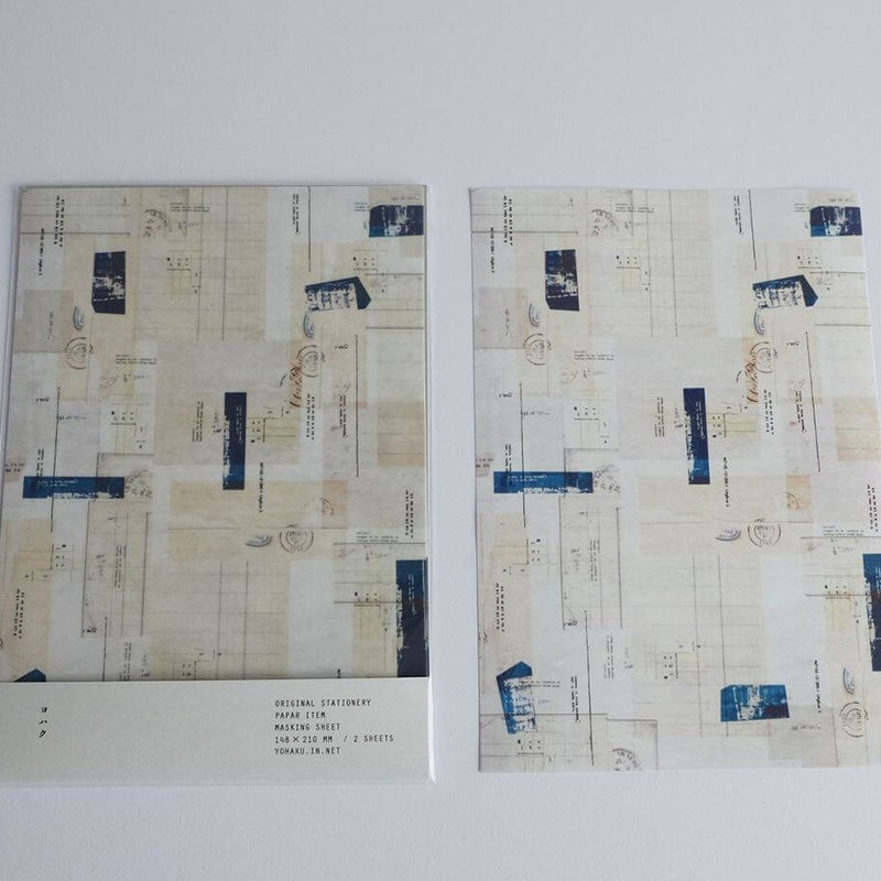Yohaku - Washi Tape - Masking Sheet - Moment <Outgoing>