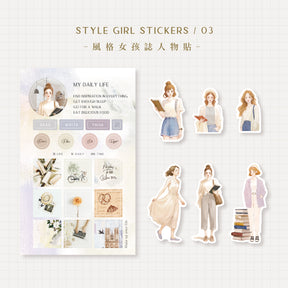 MU Lifestyle - Planner Sticker - Girl Stickers - #003