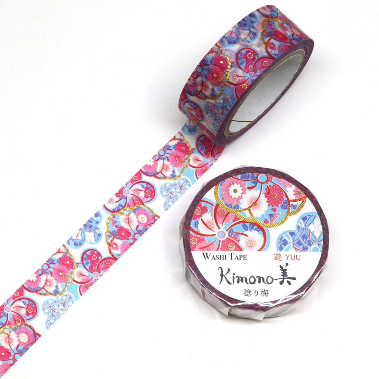 Kamiiso - Washi Tape - Kimono II - Twisted Plum