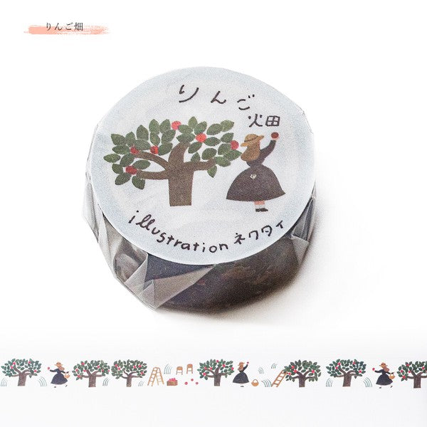 Necktie - Washi Tape - Apple Field