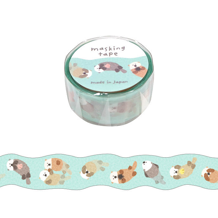 Mind Wave - Washi Tape - Otters (Die-Cut)