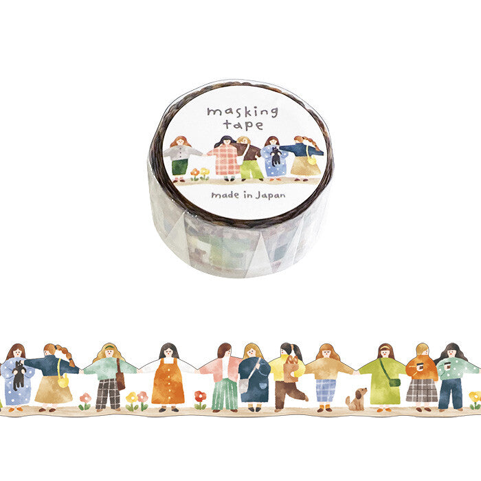 Mind Wave - Washi Tape - Onnanoko (Die-Cut)