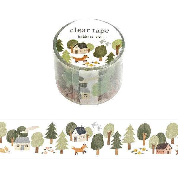 Mind Wave - Washi Tape - Hokkori Life - Mori (Matte PET) <Outgoing>