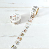 Papier Platz - Washi Tape - Gold Flake Infused - Cupcake