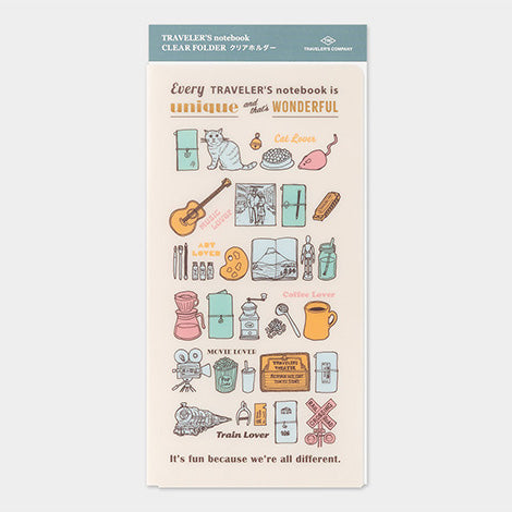 Traveler's Company - 2027 Diary - Insert - Regular - Clear Folder