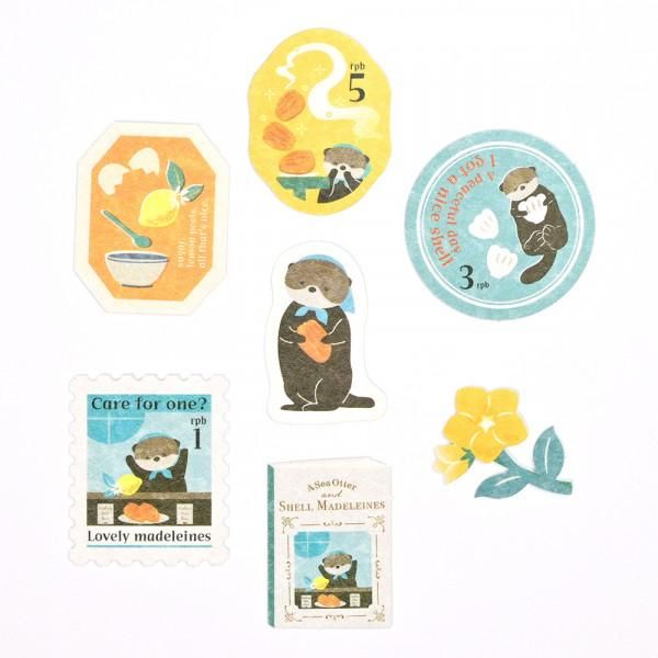 NB Japan - Flake Stickers - Ressa - The Otter and the Madeleine