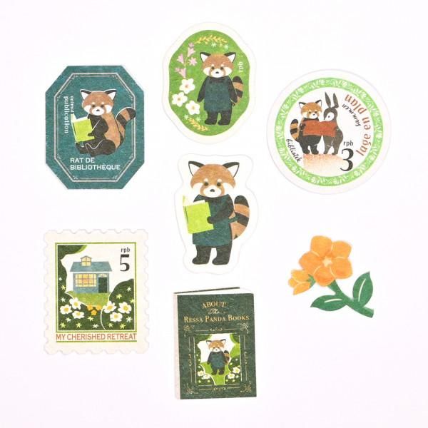 NB Japan - Flake Stickers - Ressa - Lesser Panda Bookstore