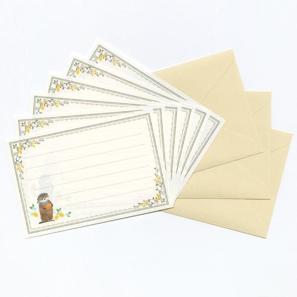 NB Japan - Letter Set - Ressa - The Otter and the Madeleine (Mini)