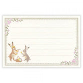 NB Japan - Letter Set - Ressa - Rabbit With Flowers (Mini)