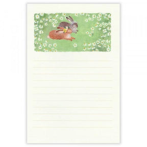 NB Japan - Letter Set - Ressa - Rabbit With Flowers