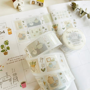 Niconeco Zakkaya - Washi Tape - Teatime (PET)