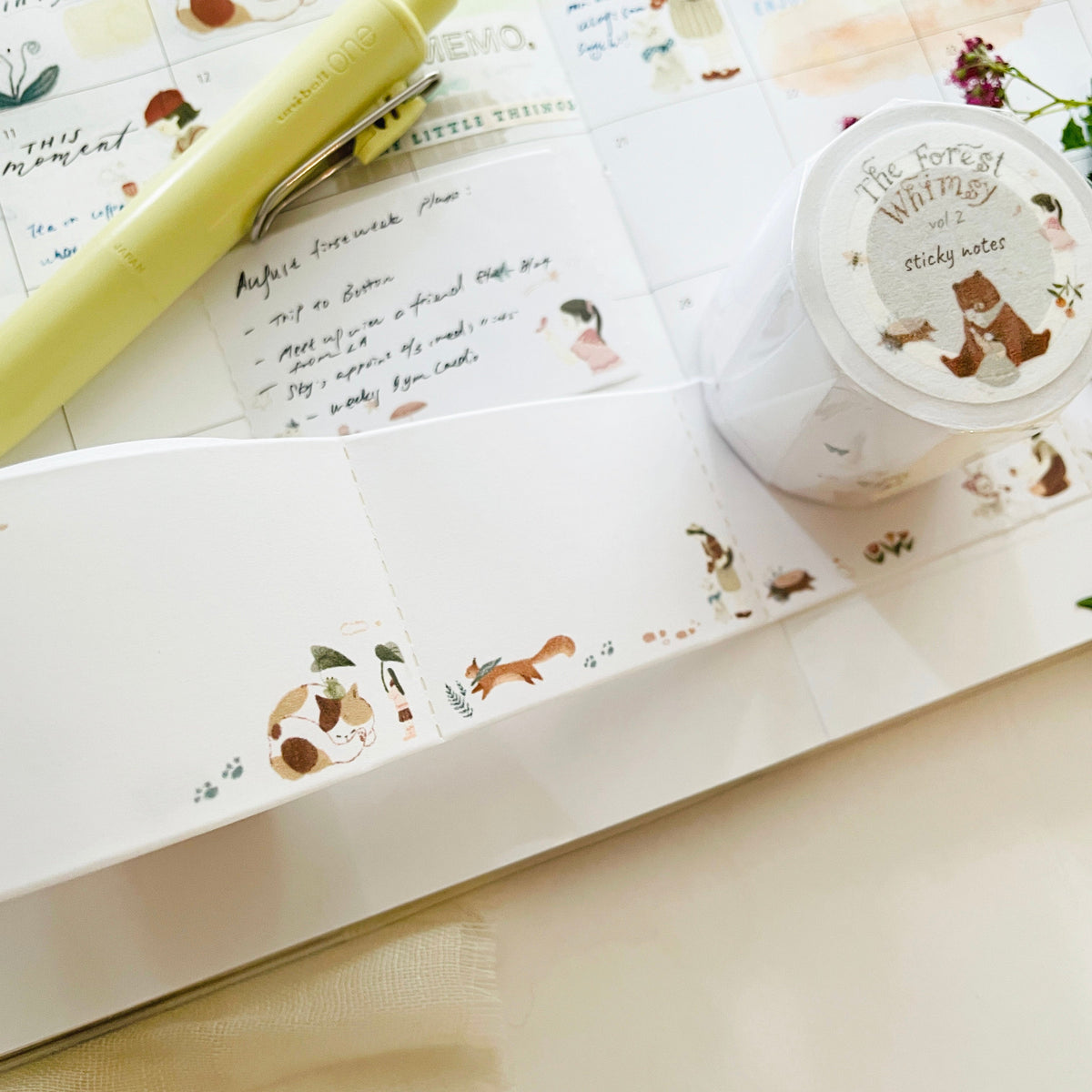 Niconeco Zakkaya - Sticky Notes - Roll - The Forest Whimsy Vol.2