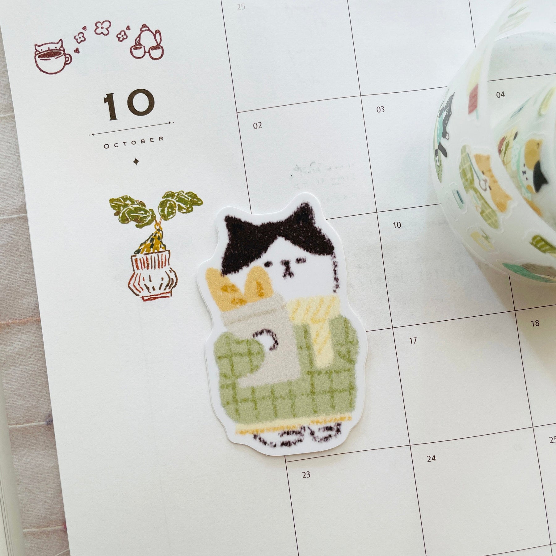 Niconeco Zakkaya - Planner Sticker - Neko's Daily Life (Vinyl)