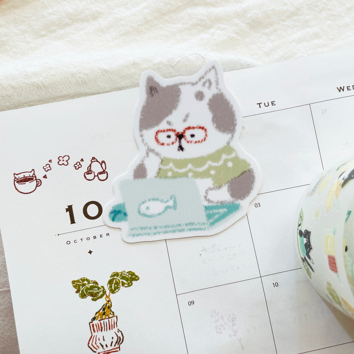 Niconeco Zakkaya - Planner Sticker - Neko's Daily Life (Vinyl)