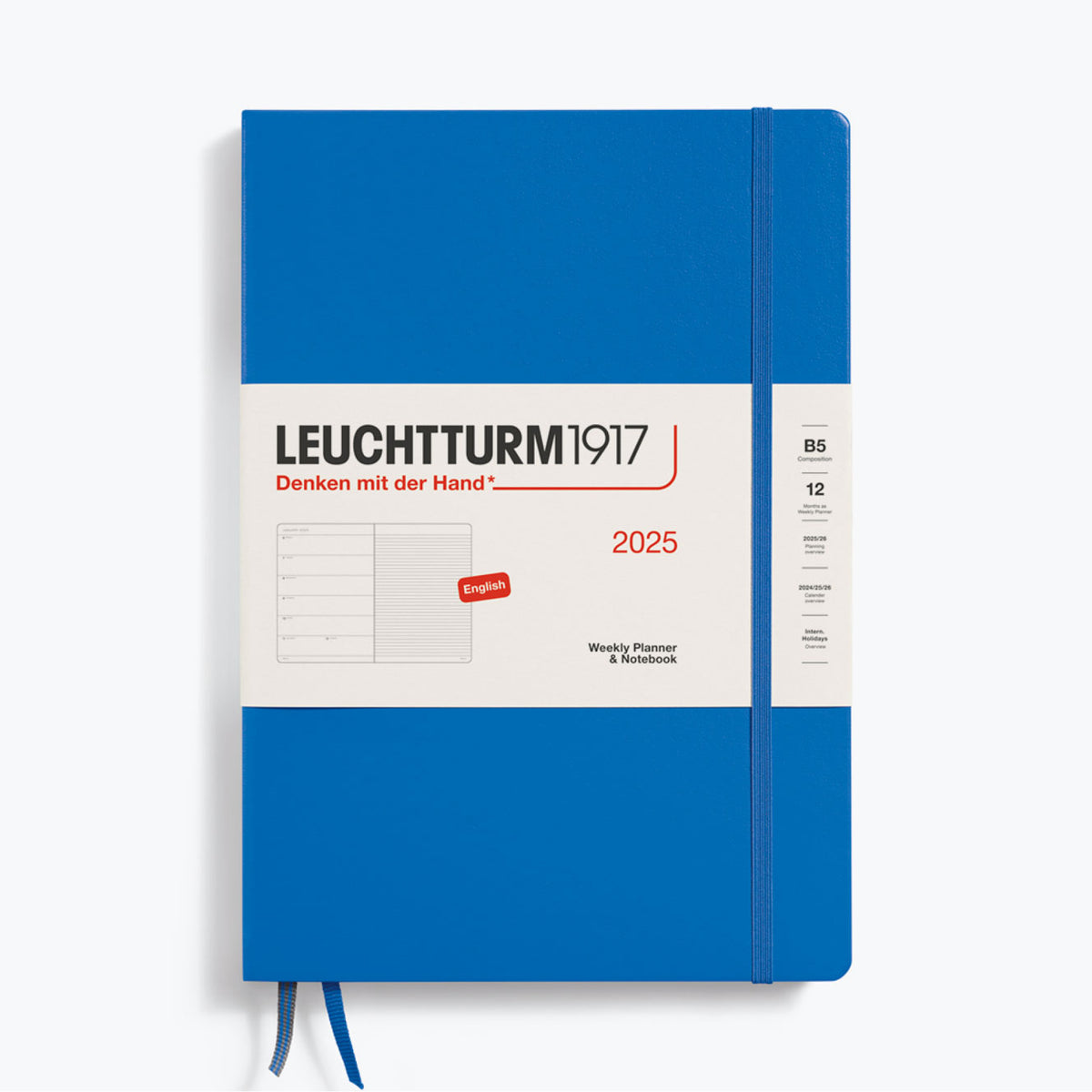 Leuchtturm1917 - 2025 Diary - Weekly Notebook - B5 - Sky