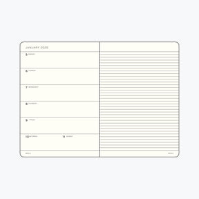 Leuchtturm1917 - 2026 Diary - Weekly Notebook - A5 - Navy (Hard)