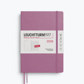 Leuchtturm1917 - 2026 Diary - Weekly Notebook - A5 - Dusty Rose (Hard)