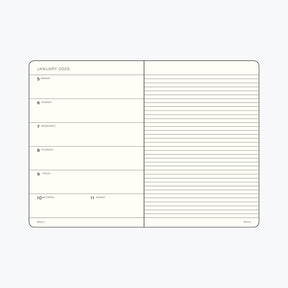 Leuchtturm1917 - 2026 Diary - Weekly Notebook - B5 - Spring Leaf
