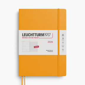 Leuchtturm1917 - 2026 Diary - Weekly Notebook - B5 - Rising Sun