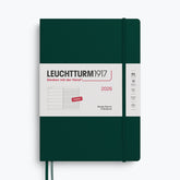 Leuchtturm1917 - 2026 Diary - Weekly Notebook - B5 - Forest Green