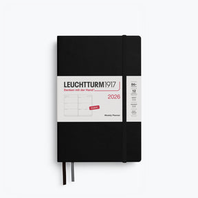 Leuchtturm1917 - 2026 Diary - Weekly Planner - B6+ - Black