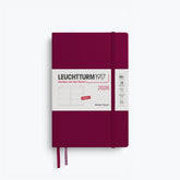 Leuchtturm1917 - 2026 Diary - Weekly Planner - B6+ - Port Red