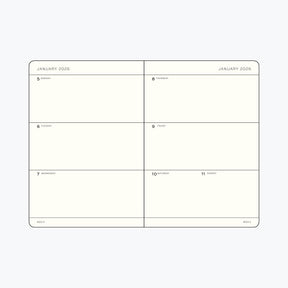 Leuchtturm1917 - 2026 Diary - Weekly Planner - B6+ - Deep Sea