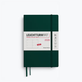Leuchtturm1917 - 2026 Diary - Weekly Planner - B6+ - Forest Green