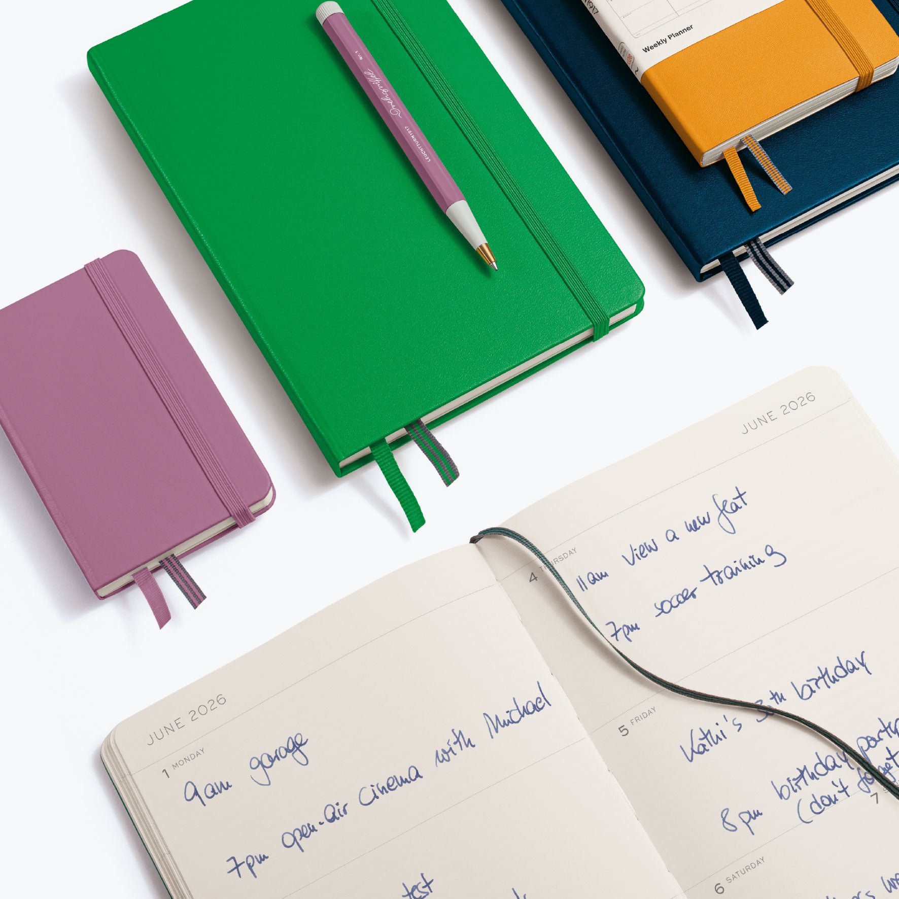 Leuchtturm1917 - 2026 Diary - Weekly Planner - B6+ - Forest Green