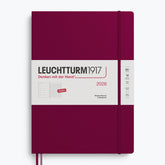 Leuchtturm1917 - 2026 Diary - Weekly Notebook - A4 - Port Red