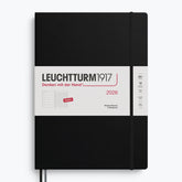 Leuchtturm1917 - 2026 Diary - Weekly Notebook - A4 - Black