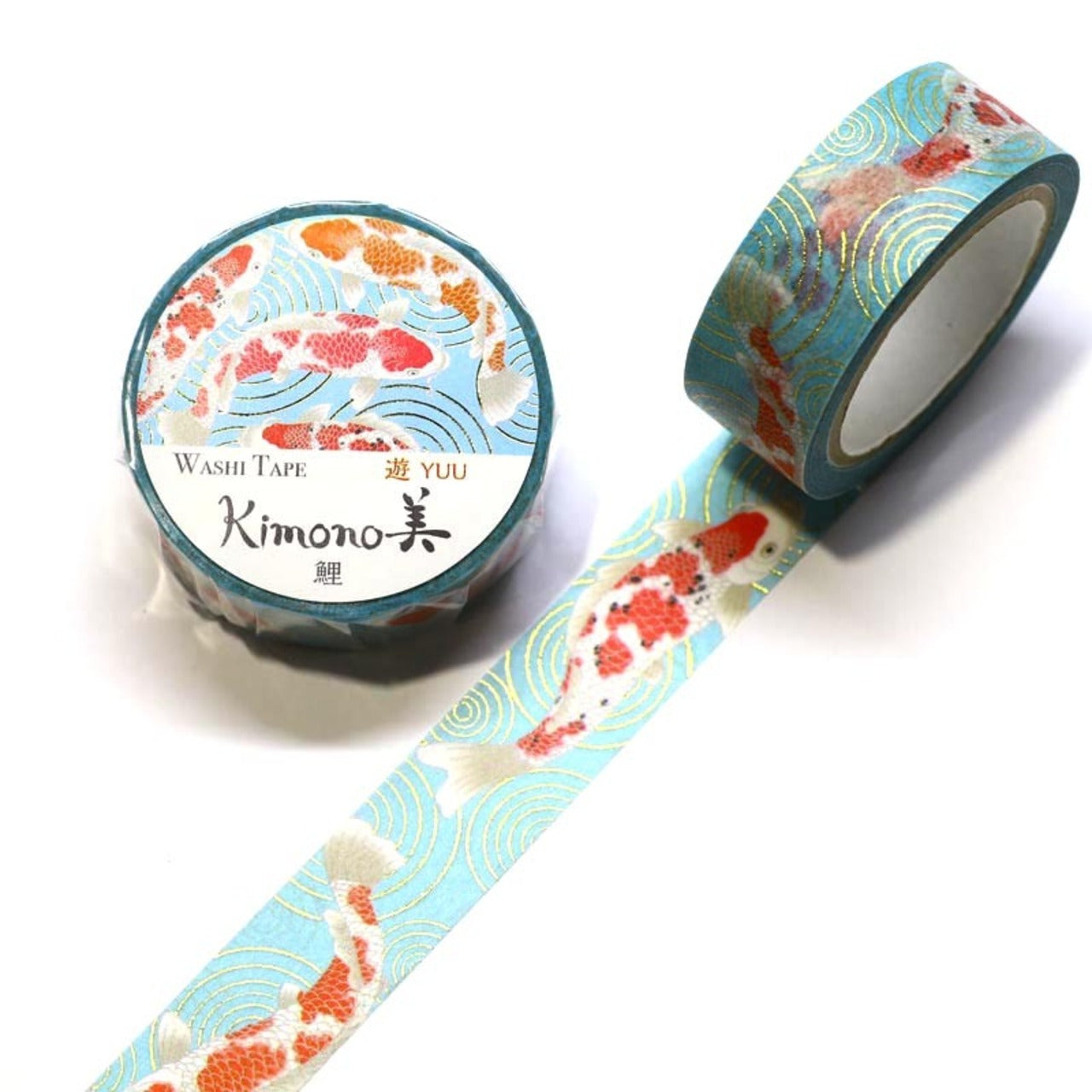 Kamiiso - Washi Tape - Kimono - Koi