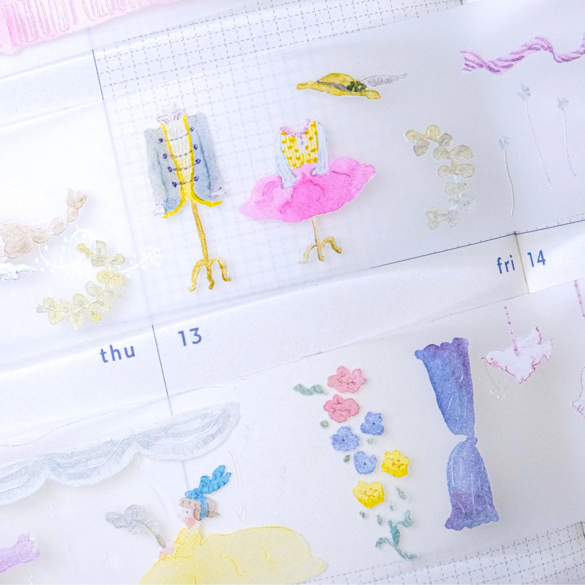 Dodolulu - Washi Tape - Inside the Music Box (PET)