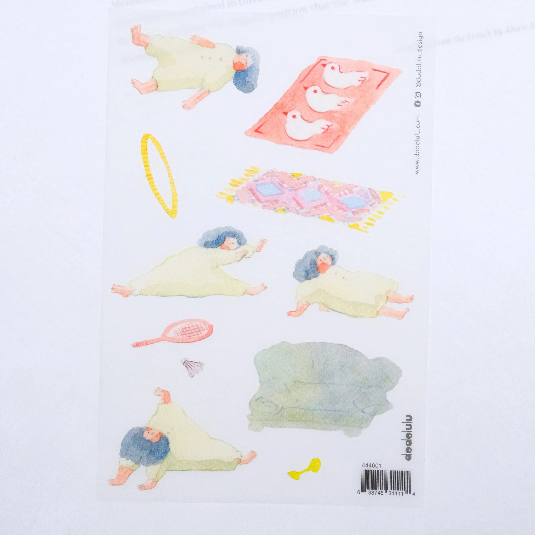 Dodolulu - Planner Sticker - Some Lazy Exercises