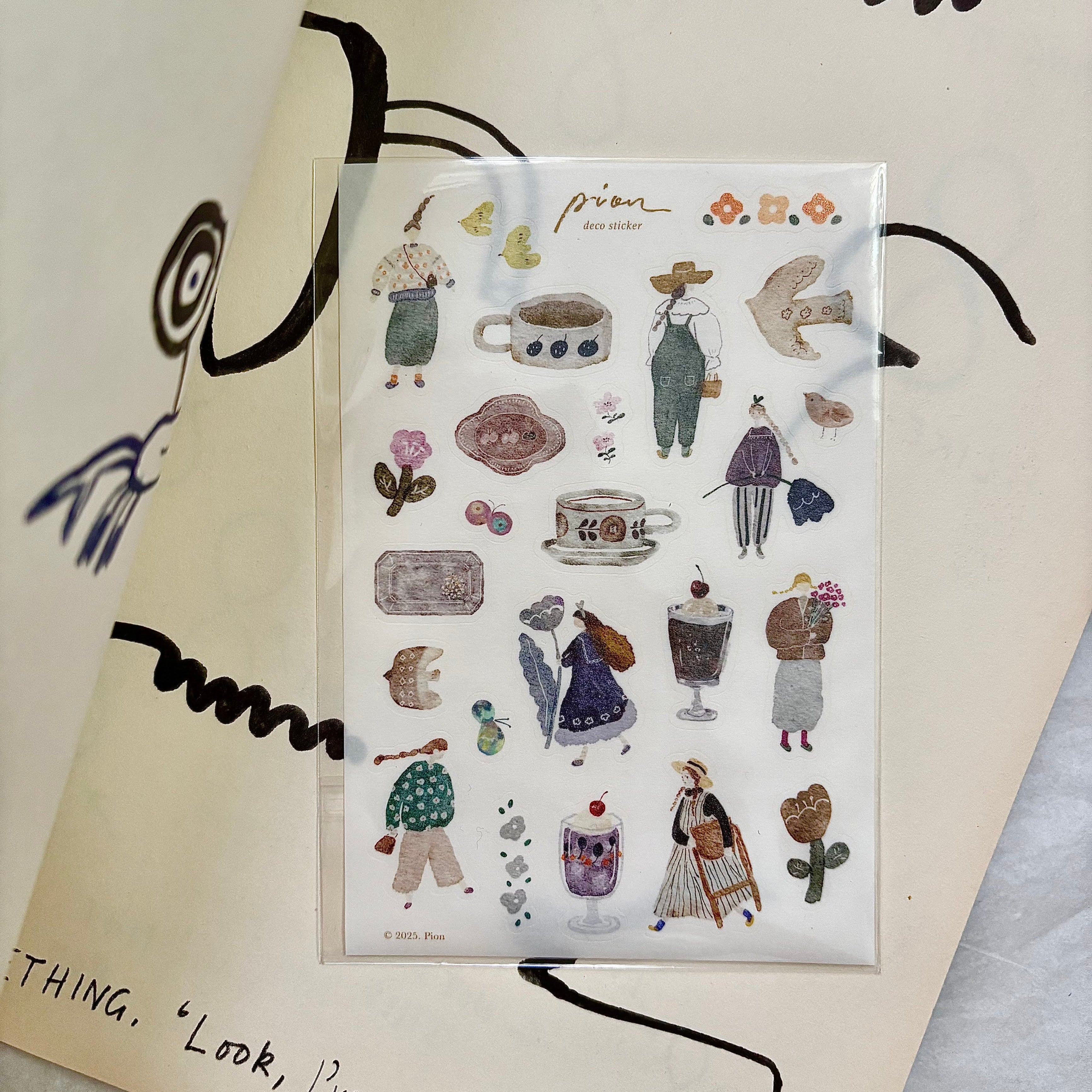 Pion - Planner Sticker - Artsy