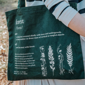 Meow Illustration - Tote - Forest