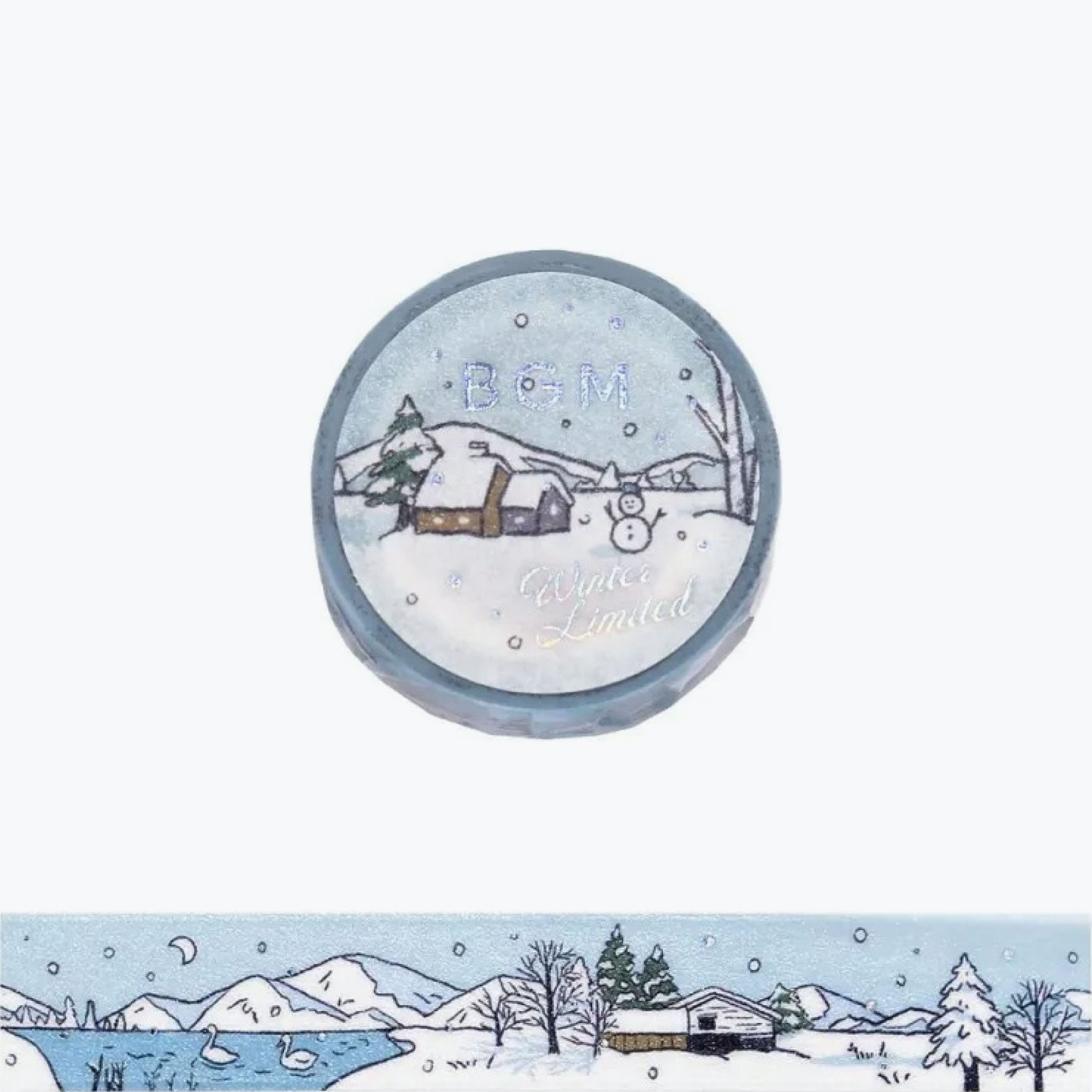 BGM - Washi Tape - 2025 Winter Limited - Snow Lake Cabin <Outgoing>
